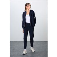 Oversized Kapuzen-Fleece-Zweiteiler