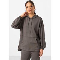 Oversized-Kapuzenpullover und weite Hose im Set