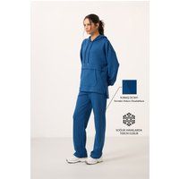 Oversize-Kapuzenpullover und weite Hose Set