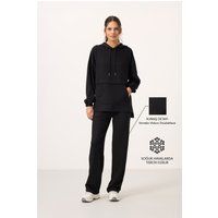 Oversized Hoodie und Wide-Leg Hose Set