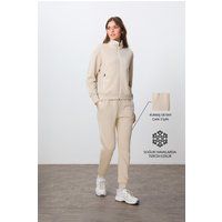 Oversized Sweatshirt mit Reißverschluss und Jogginghose