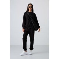 Oversized-Sweatshirt und Jogginghosen-Set