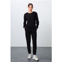 Oversized Sweatshirt- und Jogginghosen-Set