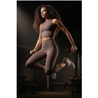 Aktiv-Crop-Top und Capri-Leggings