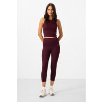 Ärmelloses Jersey-Crop-Top und Leggings