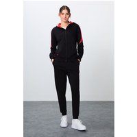 Oversized Fleece-Set mit Reißverschluss