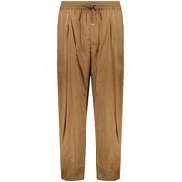 Locker geschnittene Faltenhose mit Tunnelzug