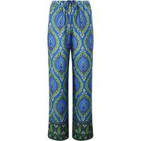 Gerade Hose mit Paisleymuster