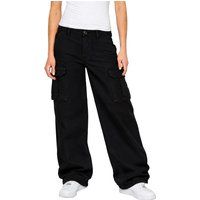 High-Waist Baggy Cargo-Jeans