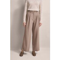 Weit geschnittene Bundfaltenhose