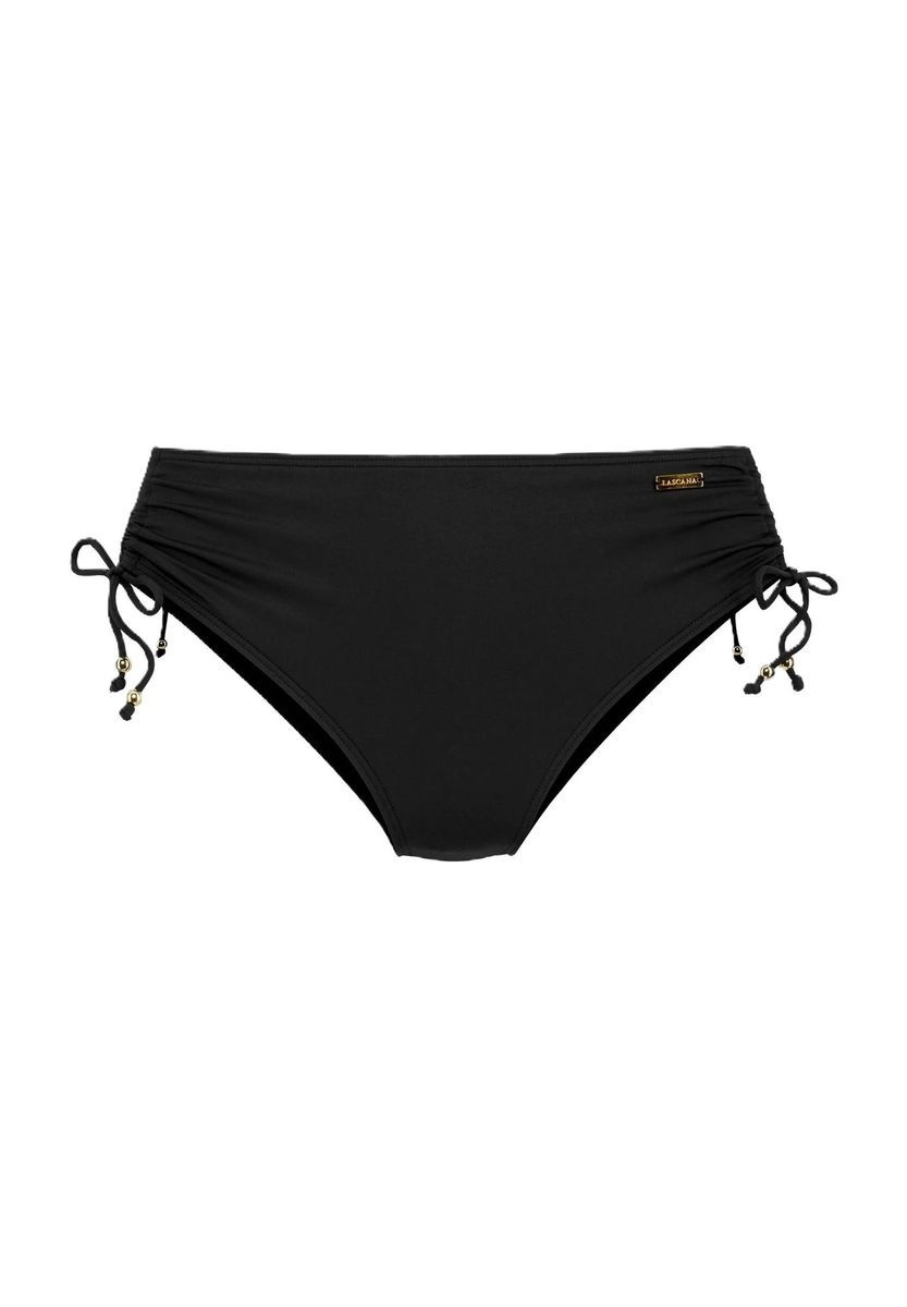 Bikini-Hose mit seitlicher Raffung