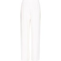 Lässige Strickhose mit weitem Bein