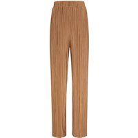 Fließende Plissee-Hose mit weitem Bein