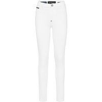 High-Waist-Jeggings mit Logo-Stickerei