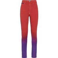 Hoch taillierte Gradient-Stretch-Jeggings