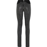 Jeggings mit hoher Taille und Strassbesatz