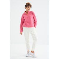 Bequeme High-Waist Fleece Jogginghose