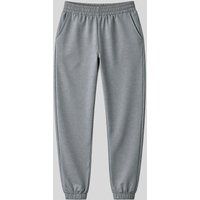 Relaxed Fleece Jogginghose mit Hochbund