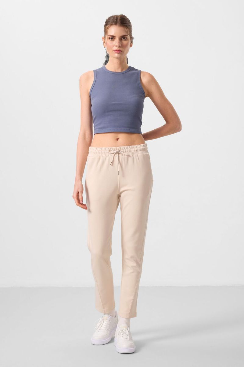 Jogger-Hose mit elastischem Kordelzug