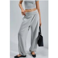 Entspannte Pull-on-Hose mit breitem Bund