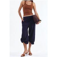 Entspannte Jersey-Hose mit Kordelzug