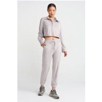 Jogginghose aus Wildlederimitat