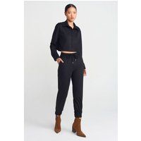 Minimalistische Jogginghose in Wildlederoptik