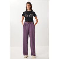 Weit geschnittene Lounge-Hose mit Kordelzug