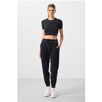 Leichte Schmal Zulaufende Jersey-Jogginghose