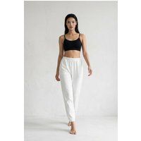 High-Waist Jogginghose mit Gummibund