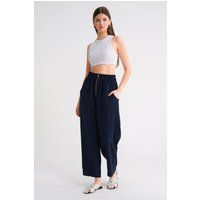 Weite Jogginghose mit Gummibund
