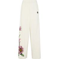 Skater-Jogginghose mit floralem Strass-Dekor
