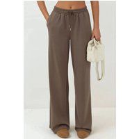 Weit geschnittene Sweatpants aus Modal-Mischung