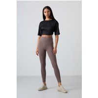 Minimalistische High-Waist Baumwoll-Leggings
