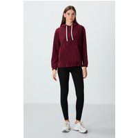 Hochtaillierte Leggings aus Baumwollmischung