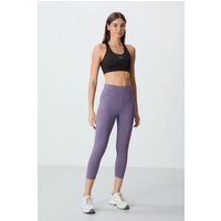 Hochtaillierte Stretch-Capri-Leggings