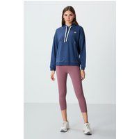 Hochtaillierte Capri-Leggings aus Baumwolle