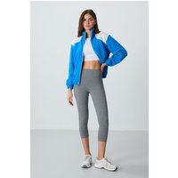 Hochtaillierte Capri-Leggings