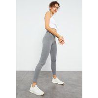 Hochtaillierte Leggings aus Baumwolljersey