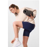 Hochtaillierte Sportliche Biker-Shorts
