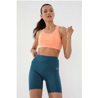 Hochtaillierte Performance Sport-Shorts