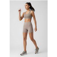 Hochtaillierte Slim-Fit Radlerhose