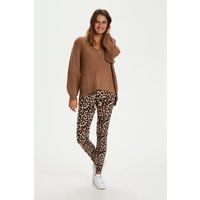 Schmal geschnittene Leggings mit Leopardenmuster