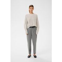Klassische Nadelstreifenhose mit geradem Bein