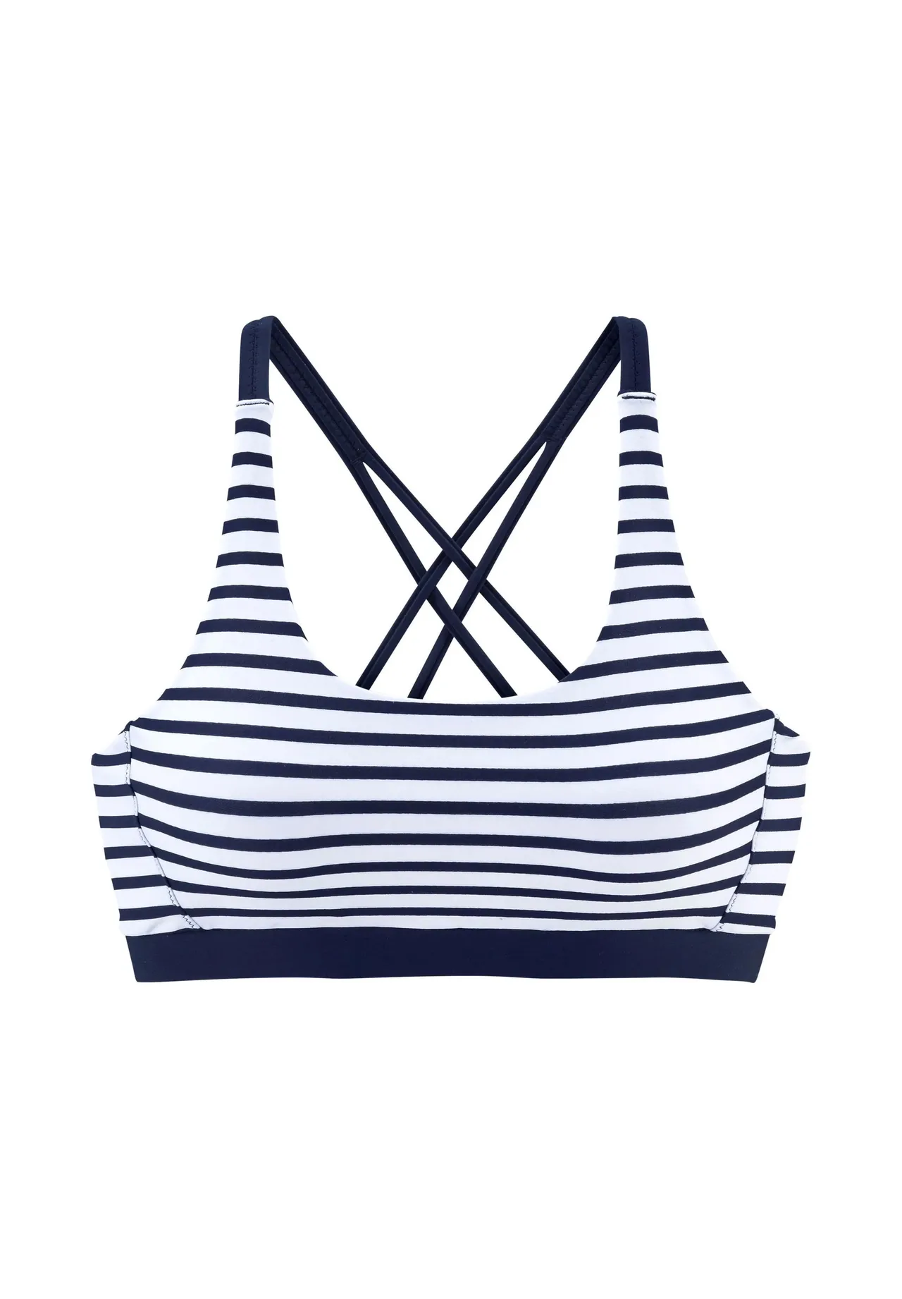 Maritimes gestreiftes Sport-Bustier