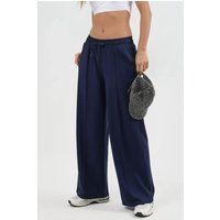 Weite Lounge-Hose mit Biesenfalte