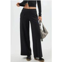 Strickhose mit weitem Bein und Gummizug
