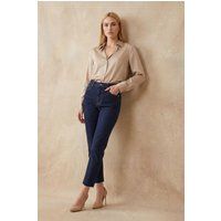Hoch-taillierte Slim-Fit Skinny-Jeans
