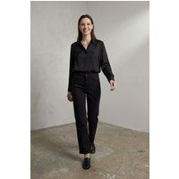 High-Waist Jeans mit geradem Bein