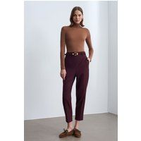 Hochgeschnittene gerade Crepe-Hose